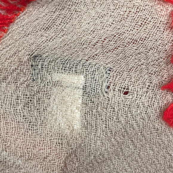 COMME des GARÇONS Rose Jacquard Wool Blend Scarf - Picture 8 of 8